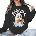 Cute Ghost Reading Book Librarian Teacher Halloween Costume Women Crewneck Sweatshirt, trending gift Cute Ghost Reading Book Librarian Teacher Halloween Costume Women Crewneck Sweatshirt, trending gift
