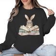 Cute Reading Bunny Glasses Books Bookworm Reader Teacher Women Crewneck Sweatshirt, trending gift Cute Reading Bunny Glasses Books Bookworm Reader Teacher Women Crewneck Sweatshirt, trending gift