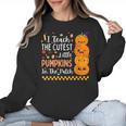 Cute Teacher Halloween For Women Men Teacher Pumpkin Women Crewneck Sweatshirt, trending gift Cute Teacher Halloween For Women Men Teacher Pumpkin Women Crewneck Sweatshirt, trending gift