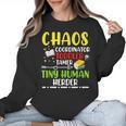 Daycare Teacher School Chaos Coordinator Toddler Tamer For Men Women Kids Women Crewneck Sweatshirt, trending gift
