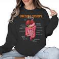 Digestive System Anatomy Anatomical Biology Teacher Women Crewneck Sweatshirt, trending gift
