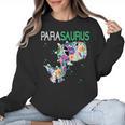 Dino Para Professional Teacher Collection T-Rex Dinosaur Paraeducator Assistant Teacher Women Crewneck Sweatshirt, trending gift