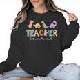 Dinosaur Teacher Teachersaurus Rex Dino Women Crewneck Sweatshirt, trending gift Dinosaur Teacher Teachersaurus Rex Dino Women Crewneck Sweatshirt, trending gift