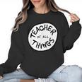 Dr Seuss Teacher Of All Things Red Emblem Women Crewneck Sweatshirt, trending gift