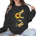 Dragonfly Sunflower Teacher Growth Mindset Choose To Shine Women Crewneck Sweatshirt, trending gift