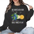 Earth Rotation Earth Day Science Teacher Kids Women Women Crewneck Sweatshirt, Science Teacher Gifts, trending gift
