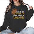 Lets Eat Kids Punctuation Turkey Thanksgiving Teacher Women Crewneck Sweatshirt, trending gift Lets Eat Kids Punctuation Turkey Thanksgiving Teacher Women Crewneck Sweatshirt, trending gift