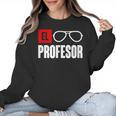 El Professor Money Costume Profesor Glasses Men Teacher Gift Women Crewneck Sweatshirt, trending gift