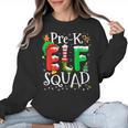 Elf Squad Pre-k Teacher Christmas Child Xmas Women Crewneck Sweatshirt, trending gift Elf Squad Pre-k Teacher Christmas Child Xmas Women Crewneck Sweatshirt, trending gift