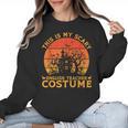English Teacher Matching This Is My Scary Halloween Costume Women Crewneck Sweatshirt, English Teacher Gifts, trending gift