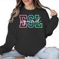 ESL Squad Teacher English As A Second Language Women Crewneck Sweatshirt, Esl Teacher Gifts, English Teacher Gifts, trending gift ESL Squad Teacher English As A Second Language Women Crewneck Sweatshirt, Esl Teacher Gifts, English Teacher Gifts, trending gift