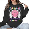 Everyone Communicates Differently Autism Awareness Teacher Women Crewneck Sweatshirt, trending gift Everyone Communicates Differently Autism Awareness Teacher Women Crewneck Sweatshirt, trending gift
