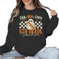 Fab Boo Lous 5th Grade Teacher Retro Ghost Spooky Halloween Women Crewneck Sweatshirt, trending gift Fab Boo Lous 5th Grade Teacher Retro Ghost Spooky Halloween Women Crewneck Sweatshirt, trending gift