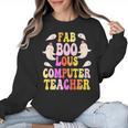 Faboolous COMPUTER TEACHER Costume This Is My Spooky Mom Dad Women Crewneck Sweatshirt, trending gift Faboolous COMPUTER TEACHER Costume This Is My Spooky Mom Dad Women Crewneck Sweatshirt, trending gift