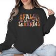 Fall In Love With Learning Autum Thanksgiving Teacher Kids Women Crewneck Sweatshirt, trending gift Fall In Love With Learning Autum Thanksgiving Teacher Kids Women Crewneck Sweatshirt, trending gift