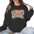 Fall Teacher Shirt 3rd Grade Teacher Retro Halloween Pumpkin Women Crewneck Sweatshirt, trending gift Fall Teacher Shirt 3rd Grade Teacher Retro Halloween Pumpkin Women Crewneck Sweatshirt, trending gift