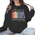 Floral Books Never Underestimate A Public School Teacher Women Crewneck Sweatshirt, trending gift Floral Books Never Underestimate A Public School Teacher Women Crewneck Sweatshirt, trending gift