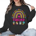 Future Kids Career Teacher Rainbow Boy Girl Graduations Women Crewneck Sweatshirt, Future Teacher Gifts, trending gift