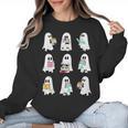 Ghost Reading Books Spooky Librarian Teacher Women Women Crewneck Sweatshirt, trending gift Ghost Reading Books Spooky Librarian Teacher Women Women Crewneck Sweatshirt, trending gift