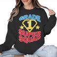 Grade 1 Super Squad Superhero Teacher Team Women Crewneck Sweatshirt, Super Teacher Gifts, trending gift Grade 1 Super Squad Superhero Teacher Team Women Crewneck Sweatshirt, Super Teacher Gifts, trending gift