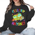 Groovy Field Trip Anyone Happy Field Day For Teachers Kids Women Crewneck Sweatshirt, trending gift Groovy Field Trip Anyone Happy Field Day For Teachers Kids Women Crewneck Sweatshirt, trending gift