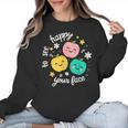 Groovy Happy To See Your Face Teacher School Appreciation Women Crewneck Sweatshirt, Groovy Teacher Gifts, trending gift Groovy Happy To See Your Face Teacher School Appreciation Women Crewneck Sweatshirt, Groovy Teacher Gifts, trending gift