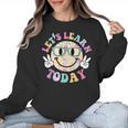 Groovy Retro Lets Learn Today Teacher Student Back To School Women Crewneck Sweatshirt, Groovy Teacher Gifts, trending gift Groovy Retro Lets Learn Today Teacher Student Back To School Women Crewneck Sweatshirt, Groovy Teacher Gifts, trending gift