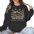 Groovy I Teach Tiny Humans About Jesus Christian Teacher Women Crewneck Sweatshirt, Groovy Teacher Gifts, trending gift Groovy I Teach Tiny Humans About Jesus Christian Teacher Women Crewneck Sweatshirt, Groovy Teacher Gifts, trending gift