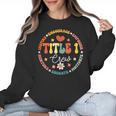 Groovy Title 1 Crew Cute Title 1 Reading Teacher Men Women Kids Women Crewneck Sweatshirt, Groovy Teacher Gifts, trending gift Groovy Title 1 Crew Cute Title 1 Reading Teacher Men Women Kids Women Crewneck Sweatshirt, Groovy Teacher Gifts, trending gift