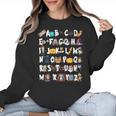Halloween Alphabet ABCs Learning Kindergarten Teacher Men Women Kids Women Crewneck Sweatshirt, trending gift