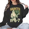 Halloween Costume Haunted By 67 Ghost Math Teacher Professor Women Crewneck Sweatshirt, trending gift Halloween Costume Haunted By 67 Ghost Math Teacher Professor Women Crewneck Sweatshirt, trending gift