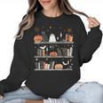 Halloween Library Ghost Books Teacher Spooky Trick Or Teach Women Crewneck Sweatshirt, trending gift Halloween Library Ghost Books Teacher Spooky Trick Or Teach Women Crewneck Sweatshirt, trending gift