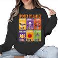 Halloween Spooky Syllable Types Teacher Educational Women Crewneck Sweatshirt, trending gift