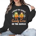 Halloween Teacher Cutest Candy Corn Groovy Spooky Teachers Women Crewneck Sweatshirt, Groovy Teacher Gifts, trending gift Halloween Teacher Cutest Candy Corn Groovy Spooky Teachers Women Crewneck Sweatshirt, Groovy Teacher Gifts, trending gift