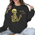 Halloween Teacher Six Seven 6 7 Skeleton Spooky Costume Women Crewneck Sweatshirt, trending gift Halloween Teacher Six Seven 6 7 Skeleton Spooky Costume Women Crewneck Sweatshirt, trending gift