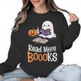 Halloween Teacher Women Cute Reading Ghost Read More Books Women Crewneck Sweatshirt, trending gift Halloween Teacher Women Cute Reading Ghost Read More Books Women Crewneck Sweatshirt, trending gift