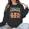 Hangin With My Cookies Gingerbread Christmas Teacher Women Crewneck Sweatshirt, trending gift Hangin With My Cookies Gingerbread Christmas Teacher Women Crewneck Sweatshirt, trending gift