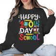 Happy 100th Day Of School 100 Days Of School Teacher Student Women Crewneck Sweatshirt, trending gift