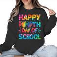 Happy 100th Day Of School Teacher Student 100 Days Tie Dye Men Women Kids Women Crewneck Sweatshirt, trending gift Happy 100th Day Of School Teacher Student 100 Days Tie Dye Men Women Kids Women Crewneck Sweatshirt, trending gift