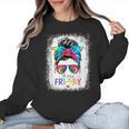 Happy Fri-Yay Friday Teacher Life Happy Friday Women Crewneck Sweatshirt, trending gift
