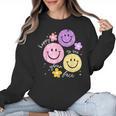 Happy To See Your Face Teacher Flower Back To School Women Crewneck Sweatshirt, trending gift Happy To See Your Face Teacher Flower Back To School Women Crewneck Sweatshirt, trending gift