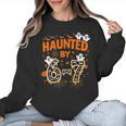 Haunted By 6-7 Halloween Math Teacher Joke Women Crewneck Sweatshirt, trending gift Haunted By 6-7 Halloween Math Teacher Joke Women Crewneck Sweatshirt, trending gift