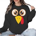Hilarious Turkey Halloween Thanksgiving Teacher Nurse Women Crewneck Sweatshirt, trending gift