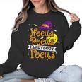 Hocus Pocus Everybody Focus Halloween Teacher Men Women Kids Women Crewneck Sweatshirt, trending gift