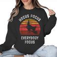Hocus Pocus Everybody Focus Witch Halloween Teacher Women Women Crewneck Sweatshirt, trending gift Hocus Pocus Everybody Focus Witch Halloween Teacher Women Women Crewneck Sweatshirt, trending gift