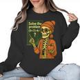 HUGvyn Halloween Skeleton Six Seven 67 Meme PEMDAS Teacher Women Crewneck Sweatshirt, trending gift HUGvyn Halloween Skeleton Six Seven 67 Meme PEMDAS Teacher Women Crewneck Sweatshirt, trending gift