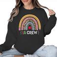 IA Crew Instructional Assistant Rainbow Teachers Aide Women Crewneck Sweatshirt, trending gift IA Crew Instructional Assistant Rainbow Teachers Aide Women Crewneck Sweatshirt, trending gift