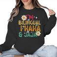 I’m Bilingual I Haha And Jaja Spanish Teacher Bilingual For Men Women Girls Kids Women Crewneck Sweatshirt, trending gift I’m Bilingual I Haha And Jaja Spanish Teacher Bilingual For Men Women Girls Kids Women Crewneck Sweatshirt, trending gift