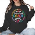 Instructional Coach Squad Teacher Assistant Support Team Women Crewneck Sweatshirt, trending gift Instructional Coach Squad Teacher Assistant Support Team Women Crewneck Sweatshirt, trending gift