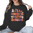 It's A Bootiful Day For Learning Cute Teacher Halloween Women Crewneck Sweatshirt, trending gift It's A Bootiful Day For Learning Cute Teacher Halloween Women Crewneck Sweatshirt, trending gift